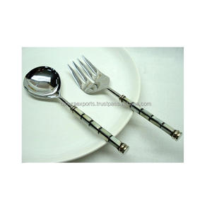 Meilleur design, tailles personnalisées, ensemble de couverts en acier inoxydable faits à la main et écologiques pour mariage, diverses occasions - Product Image 1