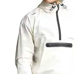 Chaquetas Cortavientos con Logotipo Personalizado, Chaqueta Cortavientos de Poliéster Forrada con Diseño Moderno - Product Image 4