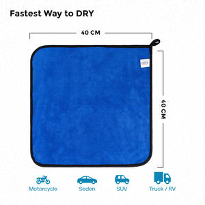 Toalla de microfibra Clayton Car Care 40x40cm 600GSM ultra suave de alta calidad y paño de limpieza para detalles de automóviles - Product Image 5