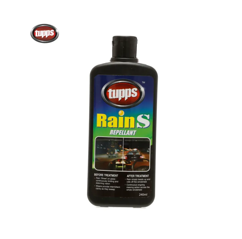 Leader all'ingrosso esportatore trattamento parabrezza Tupps Rain S Repellant (240ml) consigliato per l'industria commerciale e automobilistica