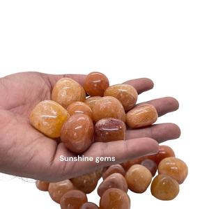 Vente en gros d'aventurine rouge naturelle polie Pierres dégringolées Cristaux de guérison pour décor de pierres précieuses sculptées Feng Shui - Product Image 5