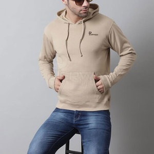 Taille personnalisée Nouveaux sweats à capuche tendance pour hommes en coton mélangé Style décontracté pour l'hiver en vente - Product Image 4