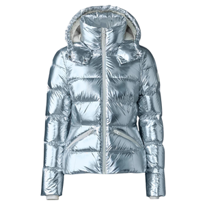 Blouson matelassé métallique brillant, veste d'hiver chaude et isolée, vêtement d'extérieur élégant et tendance, coupe douce et confortable, logo personnalisé - Product Image 1