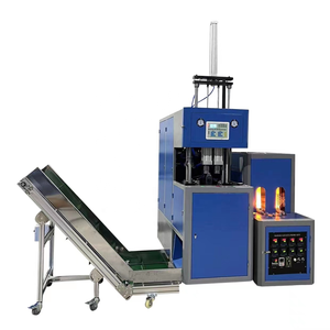 Máquina Sopladora de Botellas de Plástico PET Semiautomática Auto Drop Hz880 con Cargador Automático de Preformas, 2 Cavidades, Grado Industrial, Alta Calidad - Product Image 1