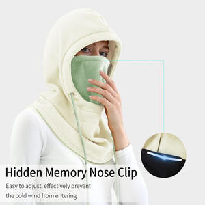 หน้ากากไหมพรมออกแบบโลโก้ให้ความอบอุ่นระบายอากาศได้ดีสำหรับกีฬาฤดูหนาวและการผจญภัยกลางแจ้งสำหรับตกปลา - Product Image 3