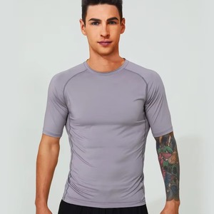 Custom LOGO USA Size High Quality T-<b>shirt</b> Men's <b>Compression</b> <b>Shirts</b> Mens T-<b>shirt</b> Quick Dry Sport Top - Product Image 1