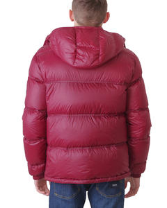 Chaqueta acolchada de calidad superior personalizada para hombre, elegante cuello levantado con capucha para invierno, estilo de calle principal - Product Image 2