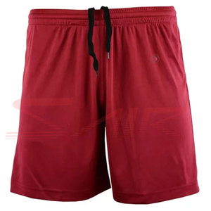 กางเกงขาสั้นออกกำลังกายผ้าแคนวาสปักโลโก้ตามสั่งสำหรับผู้ชาย ผ้าฝ้าย 100% สไตล์ลำลอง ใส่เล่นกีฬา ฟิตเนส วิ่ง ออกกำลังกาย ระบายอากาศได้ดี ลายเรียบ - Product Image 5