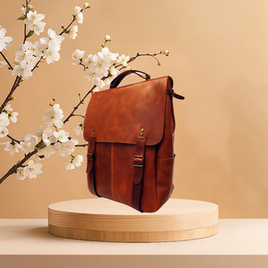 กระเป๋าเป้สะพายหลังสำหรับผู้ชายหนังแท้สำหรับเดินทางกระเป๋าเป้ใส่แล็ปท็อปกระเป๋าเป้สะพายหลังสุดหรูสำหรับผู้ชาย - Product Image 6