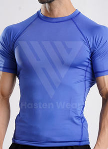 เสื้อยืดสำหรับยิมทรงโอเวอร์ไซส์ของผู้ชายเสื้อยืดสำหรับออกกำลังกายกลางแจ้งแบบลำลองระบายอากาศได้ - Product Image 3