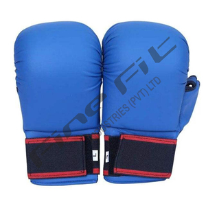 ถุงมือคาราเต้คุณภาพสูง ระบายอากาศได้ดี สำหรับทุกเพศ ได้มาตรฐาน WKF อุปกรณ์ป้องกันสำหรับฝึกซ้อม ผลิตจากหนัง สำหรับคิกบ็อกซิ่ง ขายส่งจากโรงงาน - Product Image 3