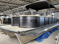 Bateau de travail certifié CE de 15 pieds 4.6m, petit bateau de ponton en aluminium bon marché à vendre