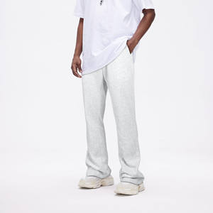 Venta al por mayor de algodón recto pantalones de los hombres ligeros a prueba de viento antiarrugas Regular Fit pantalones de trabajo al aire libre acampanados pantalones de los hombres - Product Image 5