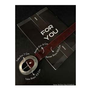 Faux Leather Oval Buckle Women's <b>Trouser</b> <b>Belt</b>, Jacket <b>Belt</b>, Shirt <b>Belt</b>, Dress <b>Belt</b> - Burgundy-Blackout - Product Image 1