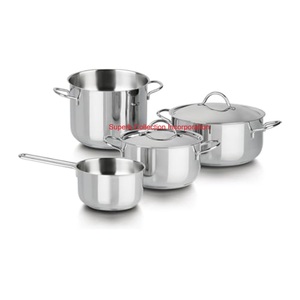 Hiện Đại Thép Không Gỉ Nấu Ăn Đồ Dùng Đặt Cao Cấp Chất Lượng 4-Mảnh Nhà Bếp Nồi Và Pan <span class=keywords><strong>Set</strong></span> Cho Nhà Nấu Ăn Trong Giá Cả Phải chăng Giá - Product Image 6