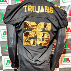 2025 personalizado fútbol americano Jersey pantalón transpirable aparejos sarga bordado corto de talla grande fábrica Pakistán fotos reales - Product Image 1