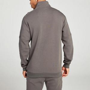 Personalizado de alta calidad de dos piezas de cremallera de talla grande de los hombres Jogger Sweatsuit Sets Chándales para los hombres Jogging - Product Image 5