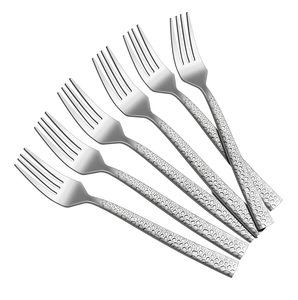 Cuillère d'ustensiles de fourchette de couteau de cuisine de dîner d'acier inoxydable avec le design unique poli par miroir argenté à vendre - Product Image 4