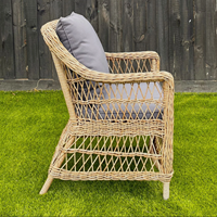 Ensembles de chaises en rotin multicolores personnalisés à prix abordable pour l'extérieur, la chambre et l'hôtel – Design moderne avec tissu imperméable