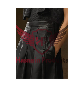 Hasnain Products Women's Stylish Leather Casual Skirt High Quality Comfortable Long Skirts for Winter - Product Image 2