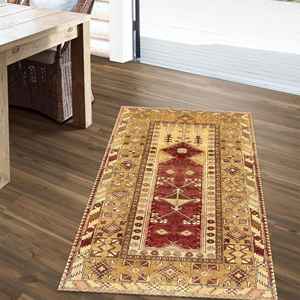 Vintage Pattern Prayer Kilim <b>Red</b> <b>Persian</b> Turkish Muslim Islamic <b>Rug</b>,Nonwoven Soft <b>Rug</b> - Product Image 3