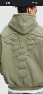 Sudadera Deportiva de Invierno Transpirable de Poliéster/Algodón con Estampado Digital y Bordado para Mayor Comodidad - Product Image 5