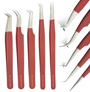 คุณภาพสูงเคล็ดลับเส้นใยขนตาแหนบ Extensions ปริมาณที่สะดวกสบายแฟนแหนบขนตาแหนบ 12 ซม.ความยืดหยุ่นสูงเหล็กญี่ปุ่น - Product Image 1