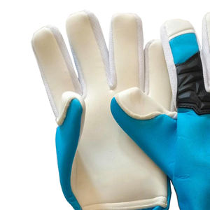 Gants de football professionnels en cuir de haute qualité, à doigts entiers et paume plate, confortables, personnalisables OEM, équipement sportif unisexe pour gardiens de but - Product Image 5