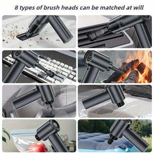 Aspirateur et souffleur portatif 2-en-1 haute puissance rechargeable par USB avec filtre HEPA, fonctions humide et sec - Product Image 6