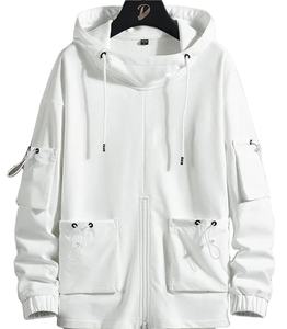 Sweat à capuche pour homme avec cordon de serrage et poche avant - Product Image 4