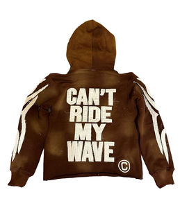 Sudadera con capucha de Impresión digital personalizada, fabricantes de ropa de calle de algodón Unisex desgastada, sudaderas con capucha desgastadas para hombres pesados informales - Product Image 6