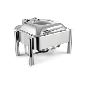 จานร้อนจัดเลี้ยงอาหารและโรงแรม5ดาวอุปกรณ์ครัวทองเหลืองปรับแต่งได้สำหรับงานเลี้ยงงานแต่งงานสไตล์ไม่เหมือนใคร - Product Image 4