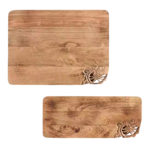 Planche à découper en bois de forme rectangulaire pour la maison et les ustensiles de cuisine d'hôtel Comptoir Légumes Fruits et fromage Planche à découper - Product Image 5