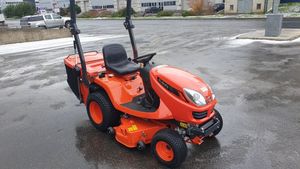 Meilleure Offre pour Tondeuse Autoportée Industrielle G261 4x4 Mini Tracteur de Jardin Coupe-herbe Débroussailleuse 2 Temps 150cc 100L - Product Image 5