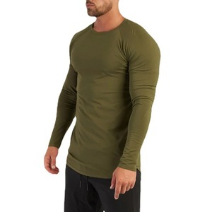 Autumn Fashion <b>Men's</b> <b>Gym</b> T-Shirts <b>Long</b> <b>Sleeve</b> Cotton Bodybuilding Tee <b>Tops</b> Casual Sportswear - Product Image 6