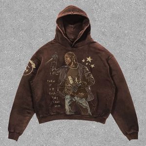 เสื้อฮู้ดดี้ผู้หญิงผ้าฝ้าย 100% พิมพ์ลายโลโก้ สั่งทำได้ ทรงโอเวอร์ไซส์ น้ำหนักมาก คุณภาพหรูหรา ระบายอากาศได้ดี แบบสวมใส่สบาย - Product Image 5