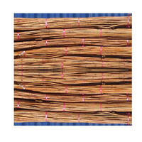 Rotin Baladi Doré Premium Poli Anti-Termites Fabriqué à Singapour 10/15mm 20/25mm pour Meubles d'Intérieur et d'Extérieur et Artisanat