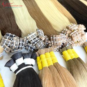 Vietnam Usine En Gros Double Dessiné Cuticule Aligné Vierge Cheveux Bande Dans Les Extensions De Cheveux Humains Ombre Couleur - Product Image 6