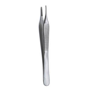 Meilleure vente de pinces à pansement Adson 12cm en acier inoxydable à prise antidérapante Instrument chirurgical Adson pince à épiler à pansement dentelé - Product Image 6