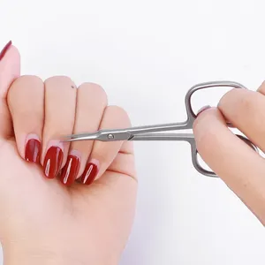 Wholesale Professional Nail Technician Cuticle Scissors High Quality <b>Beauty</b> <b>Tool</b> for Pedicure with Curved Blade - Product Image 5
