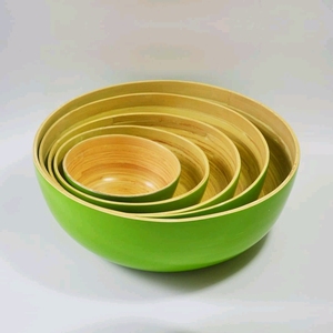 Wholesale Price Handicraft Bamboo <b>Bowl</b> <b>Wooden</b> Reusable <b>Large</b> Bamboo <b>Wooden</b> Wave Serving <b>Bowl</b> 99GD - Product Image 6