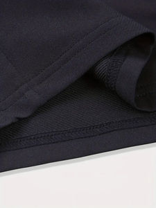 Pantalones cortos deportivos de algodón para hombre con logotipo personalizado al por mayor, pantalones cortos informales negros lisos de alta calidad con tejido de malla y técnicas estampadas - Product Image 5