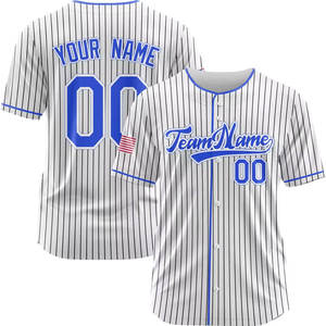 Maillot de baseball avec logo brodé personnalisé bonne vente vêtements d'entraînement respirants avec techniques imprimées coupe régulière - Product Image 1