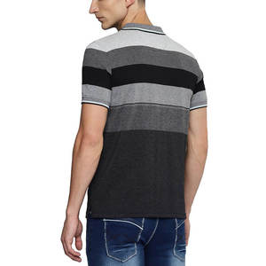 Polos de media manga con estampado de Moq bajo para hombre/polos con logotipo personalizado para hombre hechos en fábrica al por mayor - Product Image 2