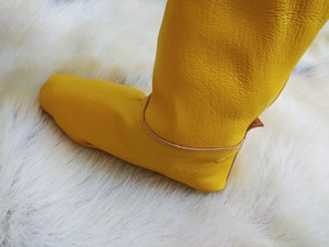 Calcetines de invierno de cuero Borgoña con logotipo personalizado, ligeros, antideslizantes, transpirables, antibacterianos, accesorios de calzado tejido de secado rápido - Product Image 4