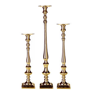 Trendy Design Aluminum <b>Taper</b> <b>Candle</b> <b>Holder</b> Gold Plated Handmade for Home & Christmas Tabletop Decor <b>Candle</b> <b>Taper</b> - Product Image 5
