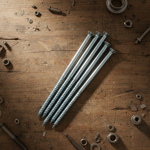 Vis à bois à tête fraisée en acier au carbone de marque PDC, filetage grossier, filetage partiel, pointe aiguë, oxyde noir, métrique/pouce, classe - Product Image 1