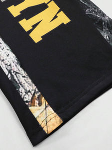 Streetwear personnalisé de haute qualité pour hommes, pantalons de survêtement évasés en coton, pantalons de survêtement évasés avec cordon de serrage empilés - Product Image 5