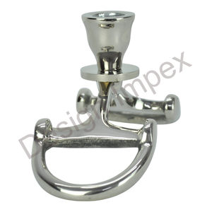 Bougeoir poli très brillant bougeoir monobloc bougeoir fait à la main bougeoir à mèches de cheval de style équestre - Product Image 6