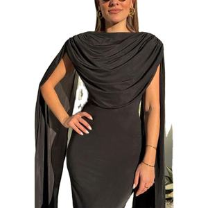 Robe pour femmes, vêtements modestes, mode féminine, abaya de Dubaï, vêtements islamiques, jupes de base, matière polyester, nouveau style - Product Image 4
